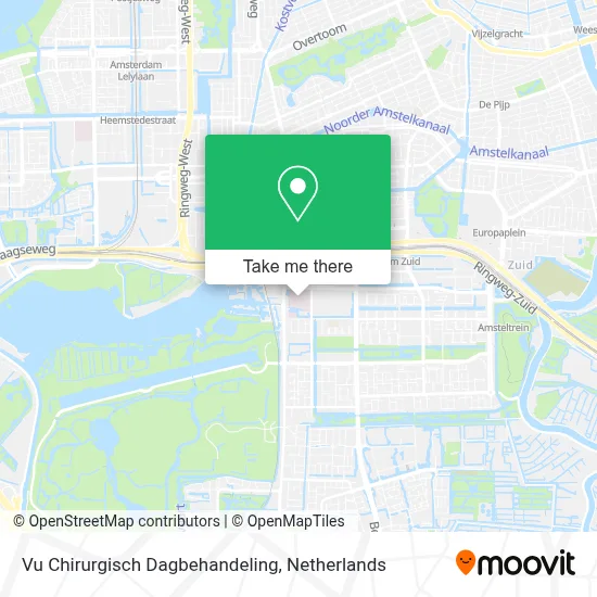 Vu Chirurgisch Dagbehandeling map