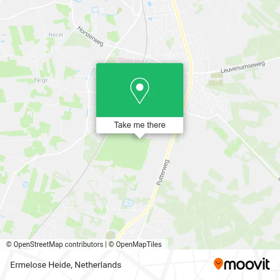Ermelose Heide map