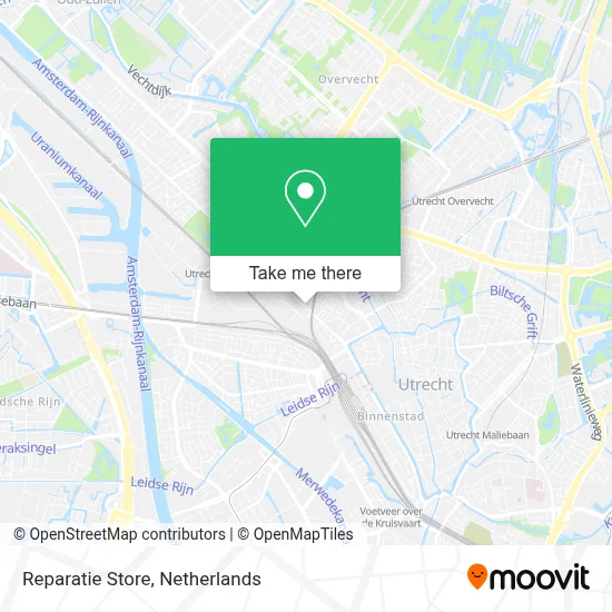 Reparatie Store map