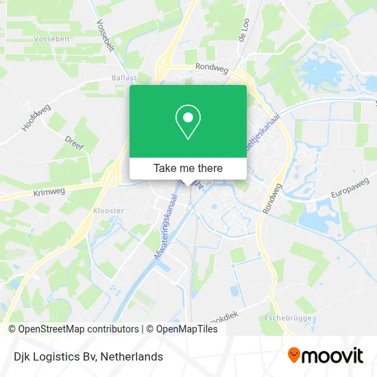 Djk Logistics Bv map