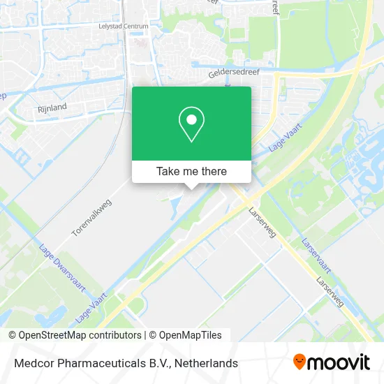 Medcor Pharmaceuticals B.V. map