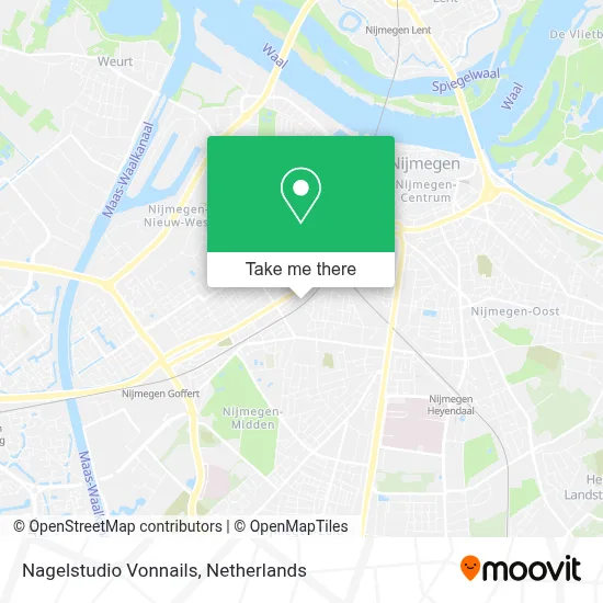 Nagelstudio Vonnails map