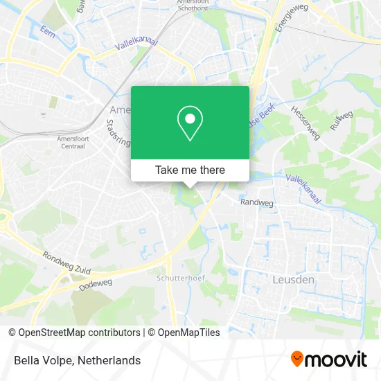 Bella Volpe map