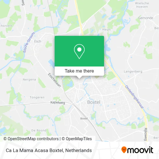 Ca La Mama Acasa Boxtel Karte