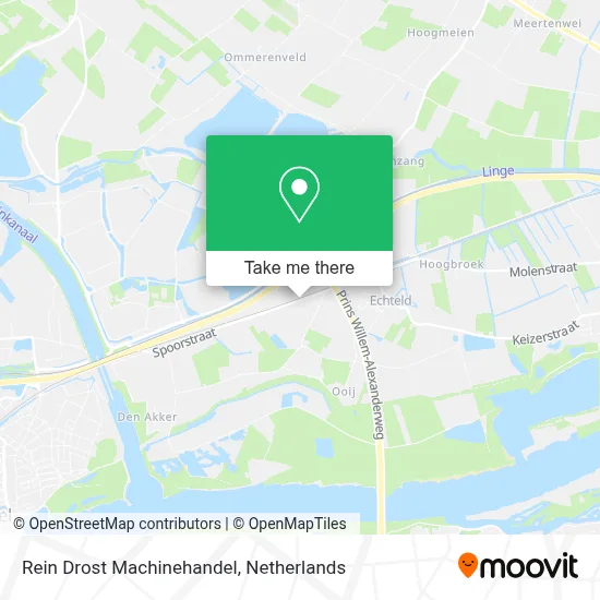 Rein Drost Machinehandel map