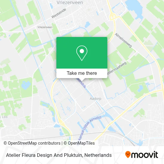 Atelier Fleura Design And Pluktuin map