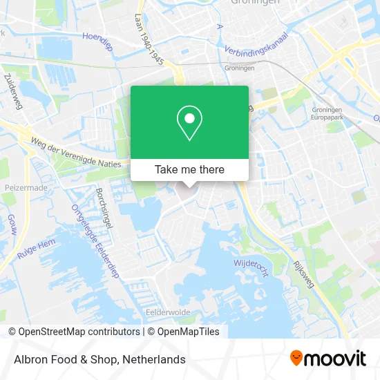Albron Food & Shop map
