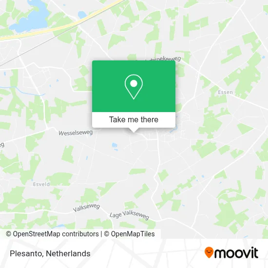 Plesanto map
