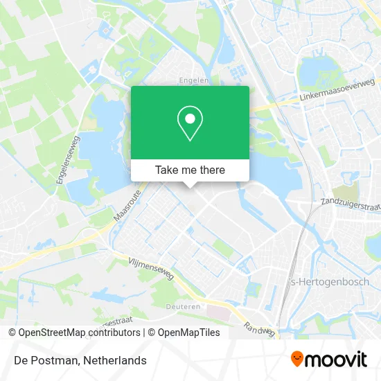 De Postman map