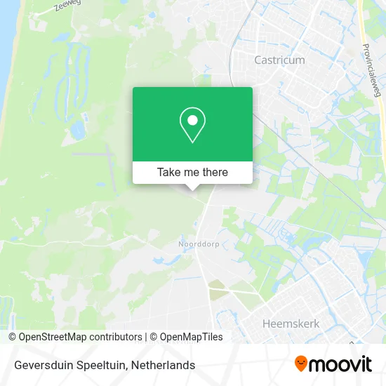 Geversduin Speeltuin map