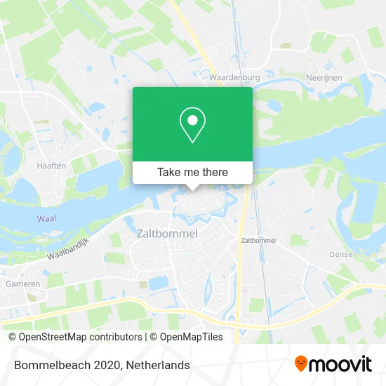 Bommelbeach 2020 map