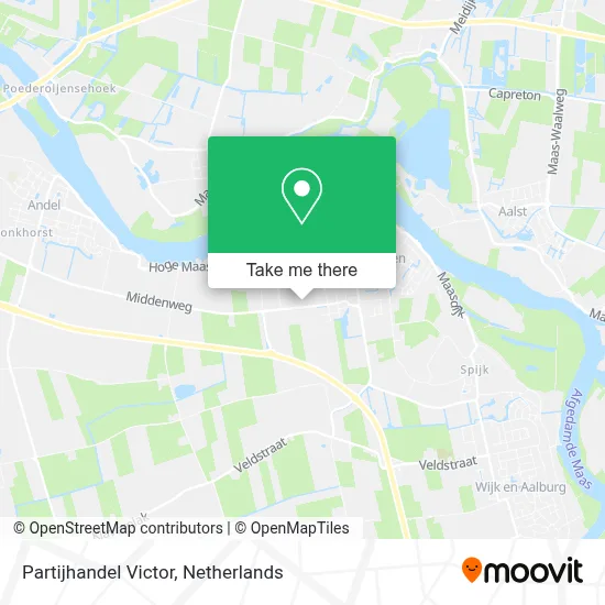 Partijhandel Victor map
