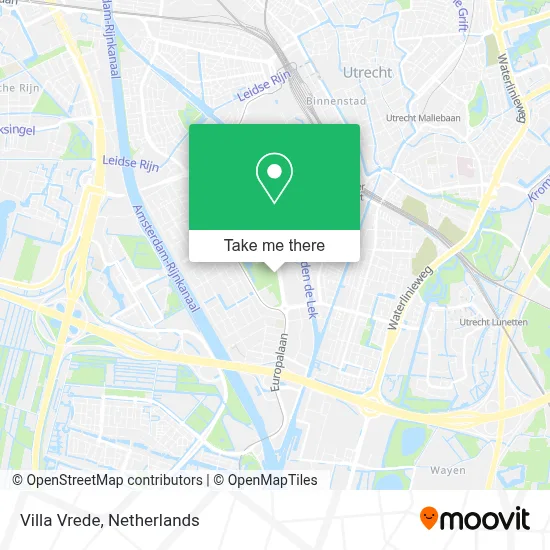 Villa Vrede map