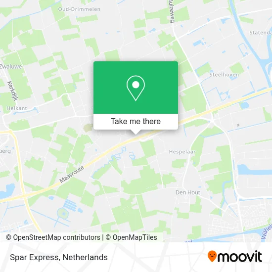 Spar Express map