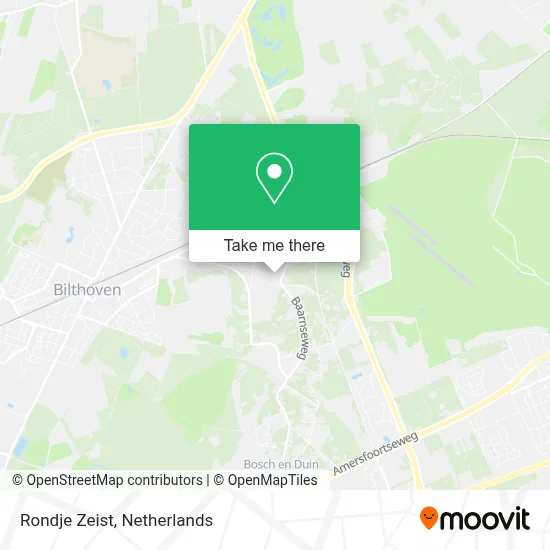 Rondje Zeist Karte