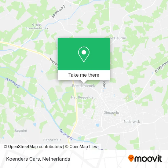 Koenders Cars map
