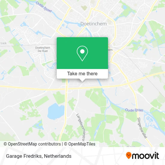 Garage Fredriks map