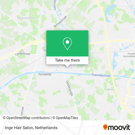 Kapsalon Inge map