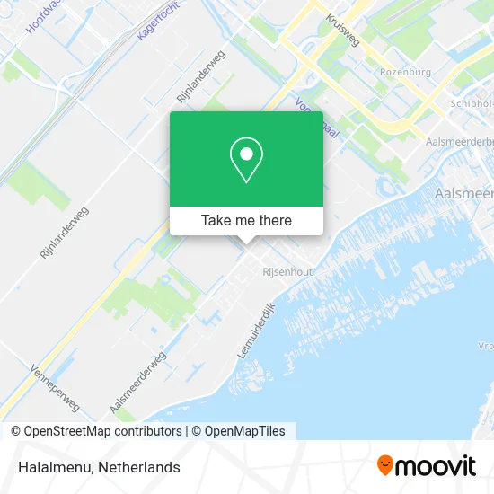 Halalmenu map