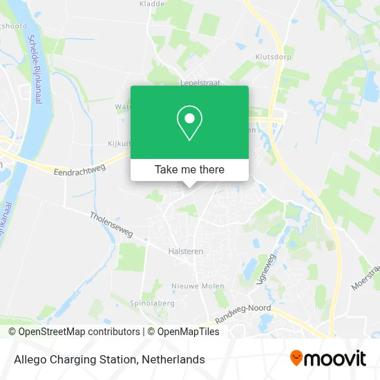 Allego Charging Station map