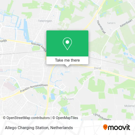 Allego Charging Station map