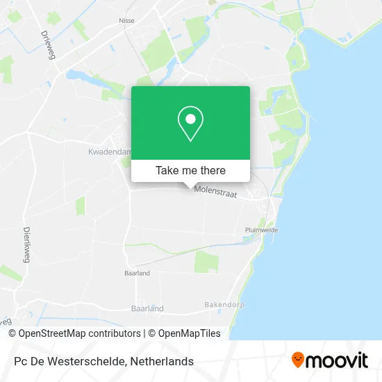 Pc De Westerschelde map