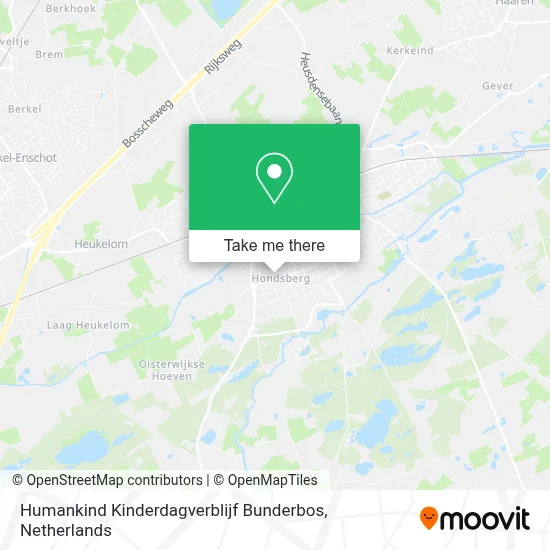 Humankind Kinderdagverblijf Bunderbos map