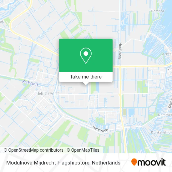 Modulnova Mijdrecht Flagshipstore map