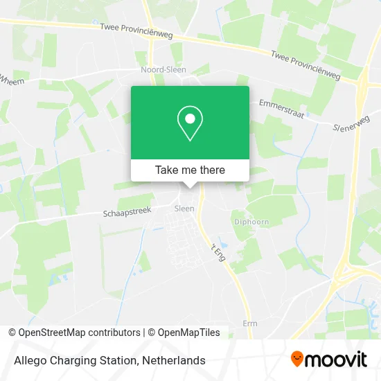 Allego Charging Station map
