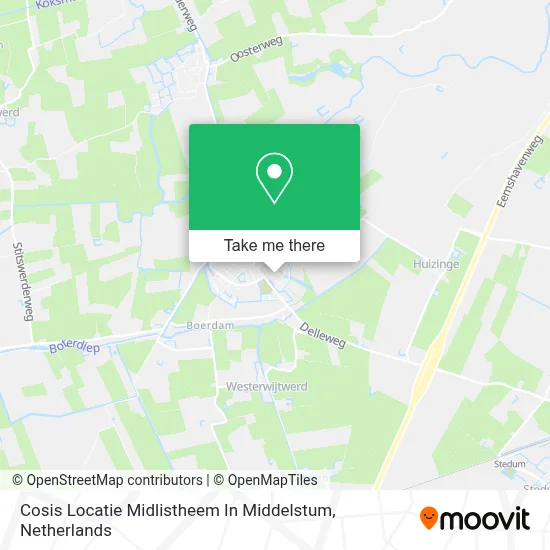 Cosis Locatie Midlistheem In Middelstum map