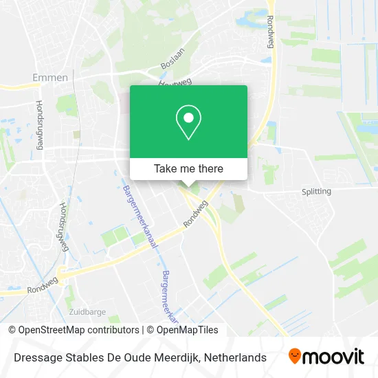 Dressage Stables De Oude Meerdijk map