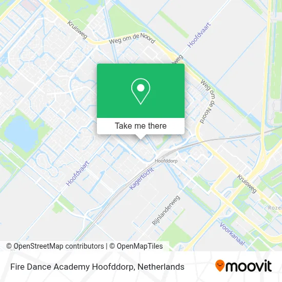Fire Dance Academy Hoofddorp map