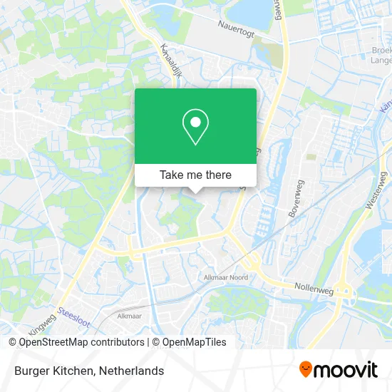 Burger Kitchen Karte