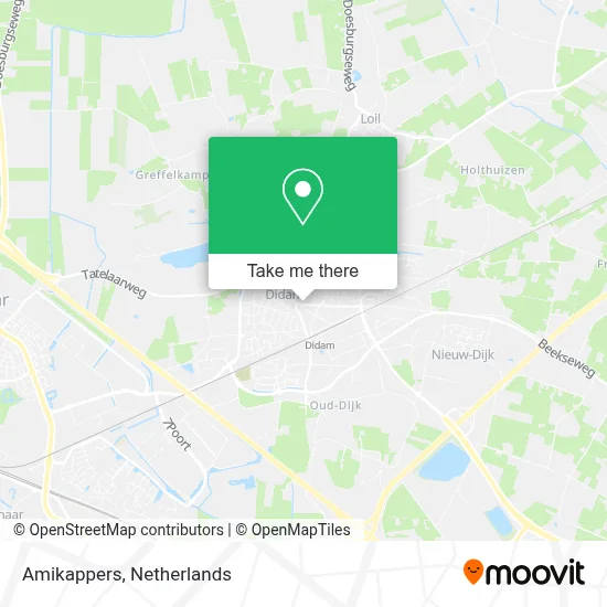 Amikappers map