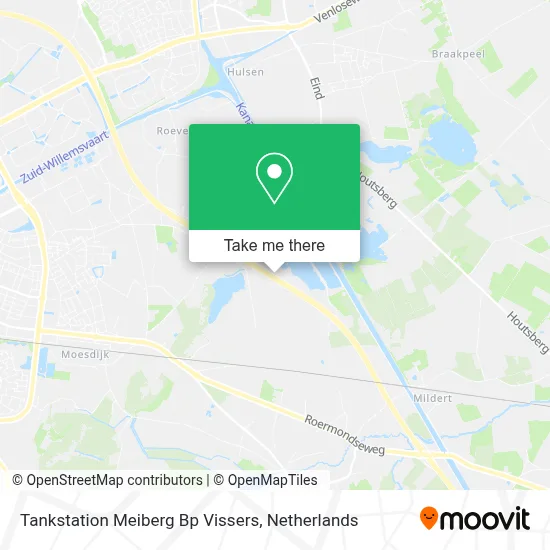 Tankstation Meiberg Bp Vissers map