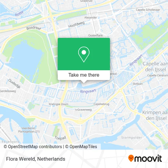 Flora Wereld map