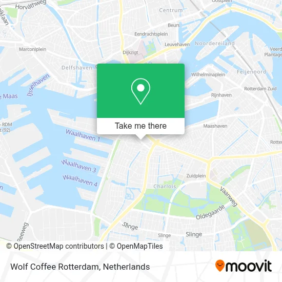 Wolf Coffee Rotterdam map