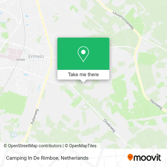Camping In De Rimboe map