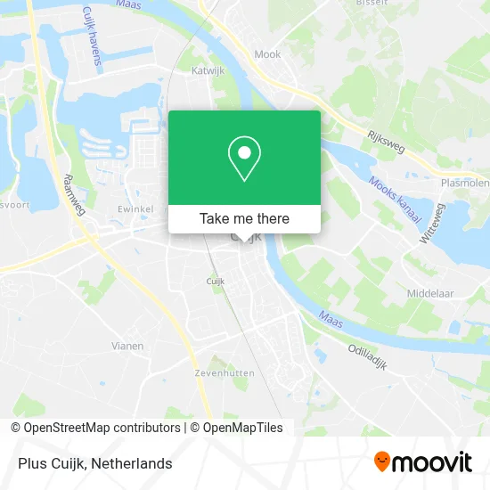 Plus Cuijk map