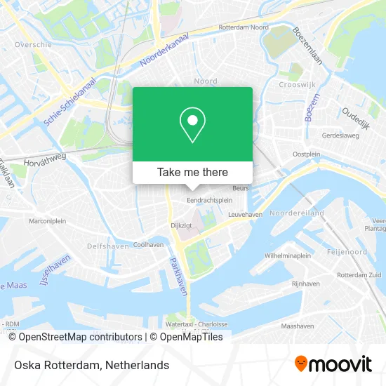 Oska Rotterdam map