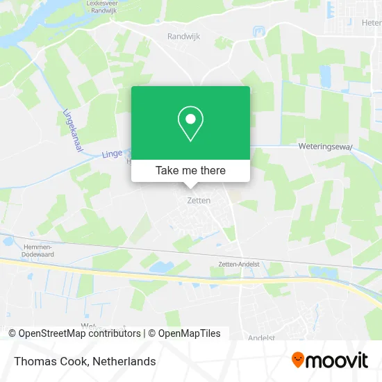 Thomas Cook map