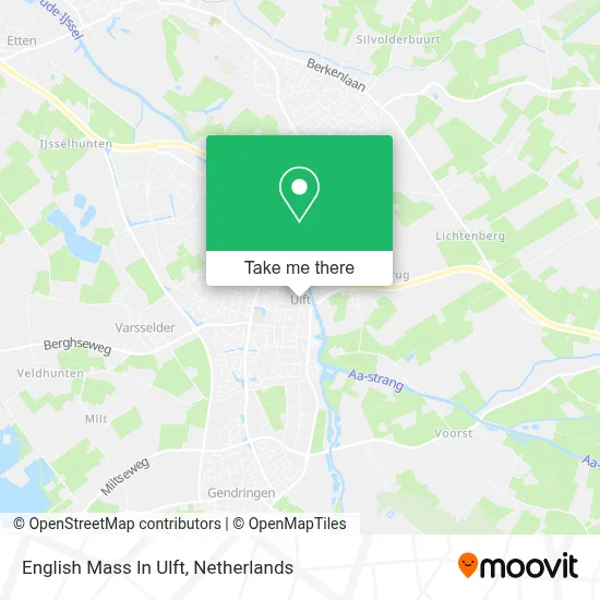 English Mass In Ulft map