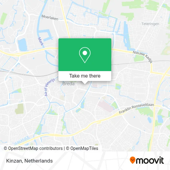 Kinzan map