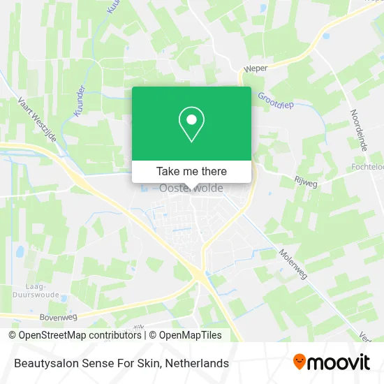 Beautysalon Sense For Skin map