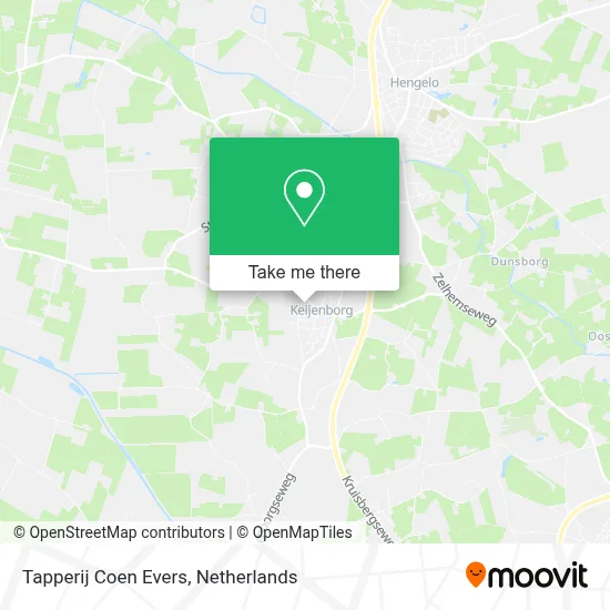 Tapperij Coen Evers map