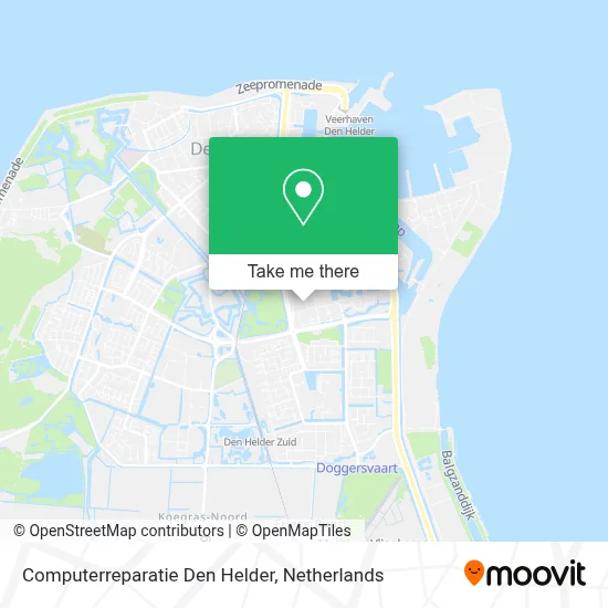 Computerreparatie Den Helder Karte