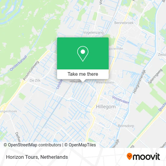 Horizon Tours map