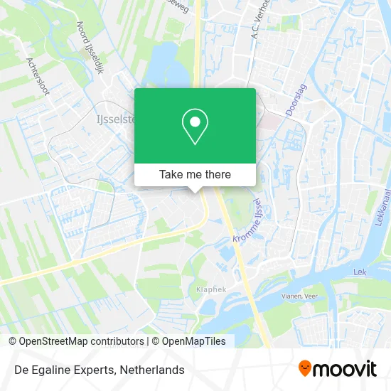 De Egaline Experts map