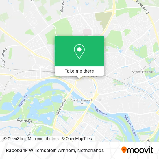 Rabobank Willemsplein Arnhem Karte