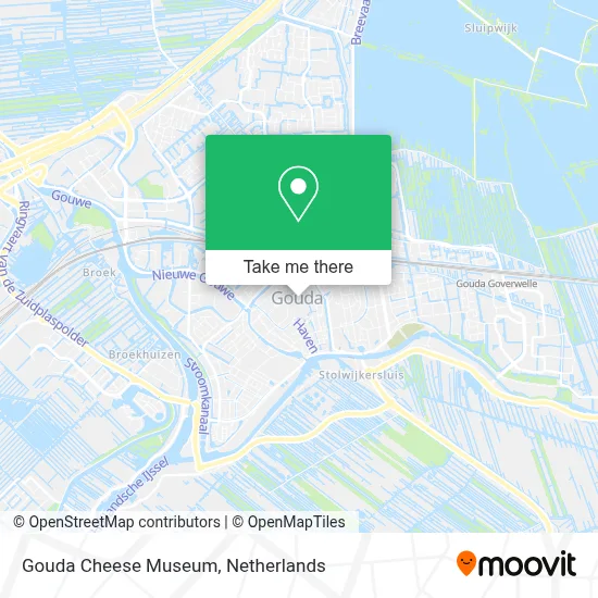 Gouda Cheese Museum map